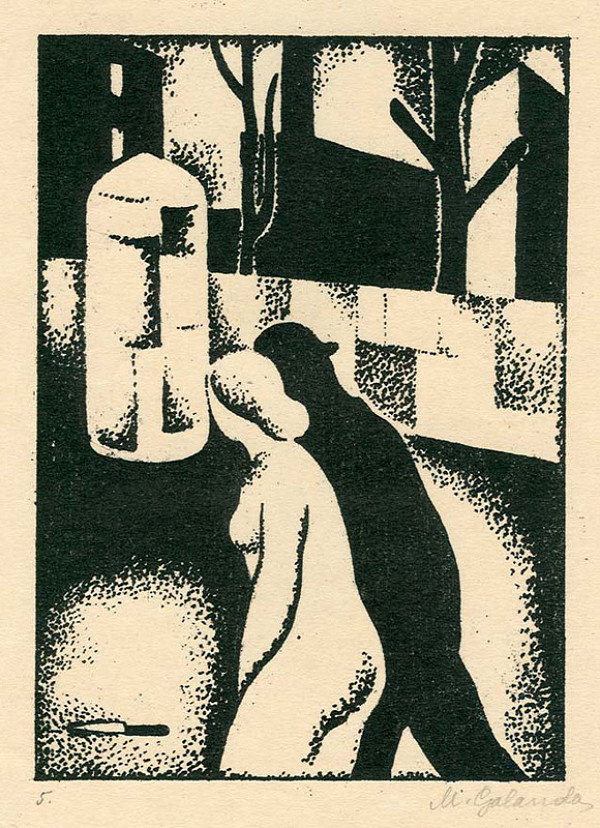 Mikuláš Galanda – Z cyklu Láska v meste - 5. 