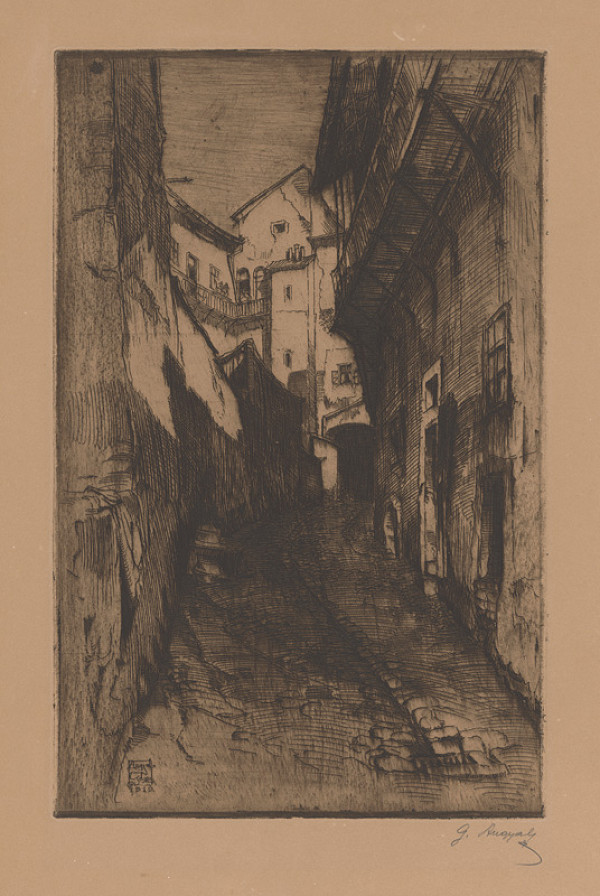 Gejza Angyal – Dvor v Banskej Bystrici 