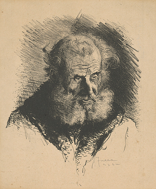 Ľudovít Fulla – Hlava starca 