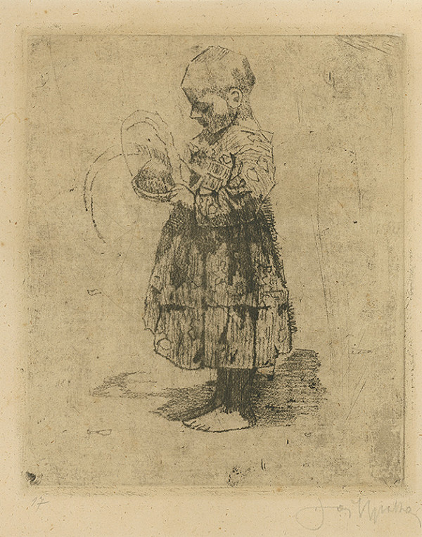 Joža Úprka – Chlapec s kosárkem 