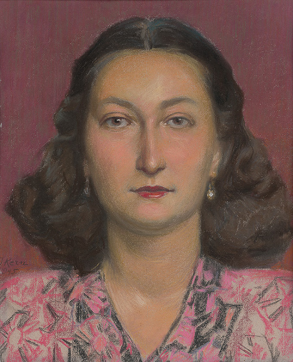 Peter Július Kern – Podobizeň Ľubice Šavrnochovej 