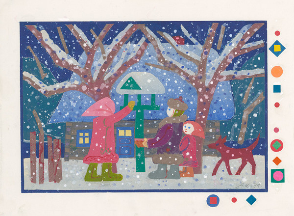 Alojz Klimo – Kŕmenie vtáčkov 