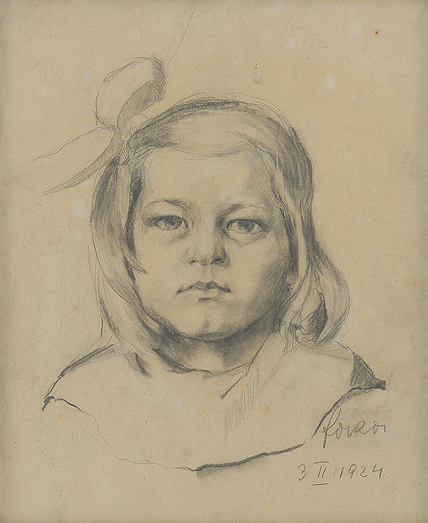 Koloman Sokol – Hlava dievčatka 