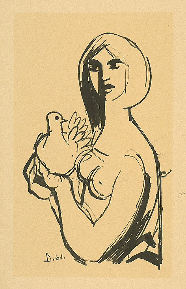 Róbert Dúbravec – Dievča s holubicou 