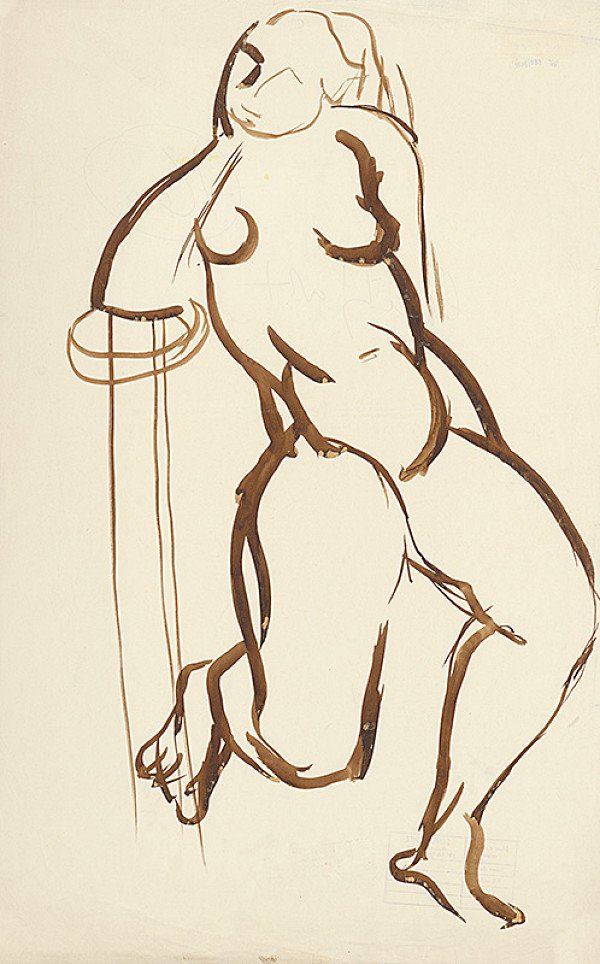 Ernest Špitz – Opretý akt 