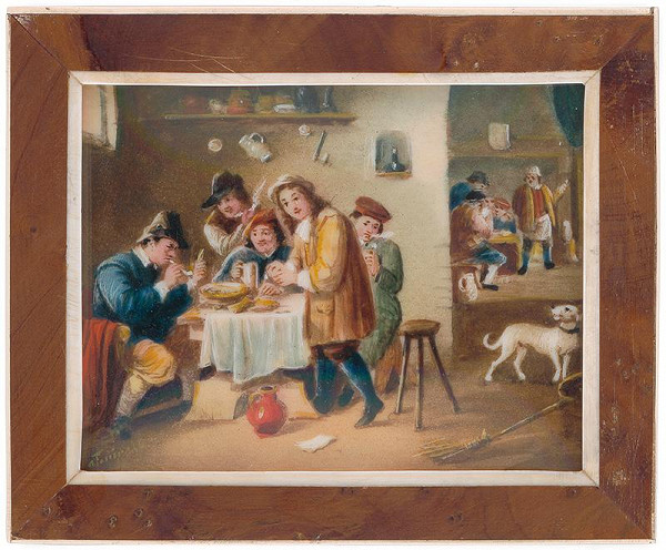 Neznámy autor – Fajčiari 