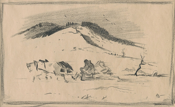 Martin Benka – Na saniach 