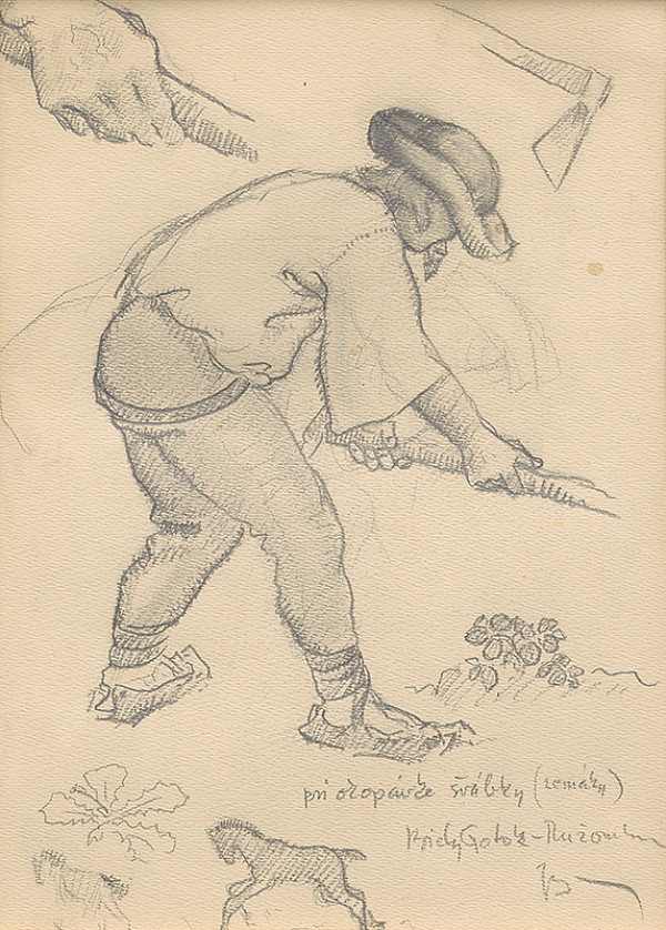 Martin Benka – Pri okopávačke 