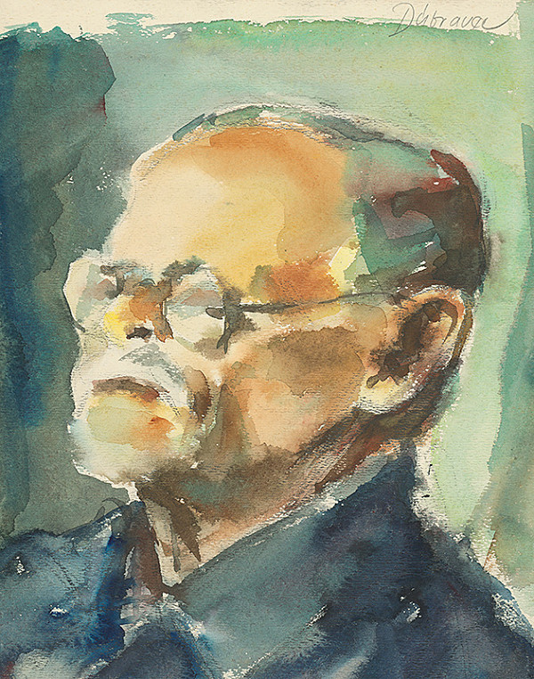 Róbert Dúbravec – Portrét s okuliarmi 