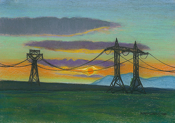 Ivan Rumanský – Podvečerná krajina 