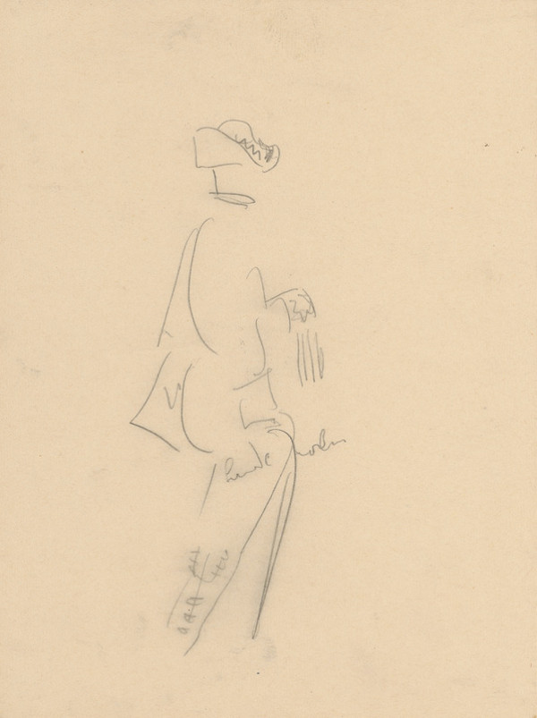 Martin Benka – Štúdia muža v kroji II. 