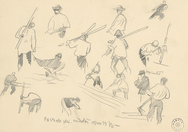 Martin Benka – Pri stavbe pltí 