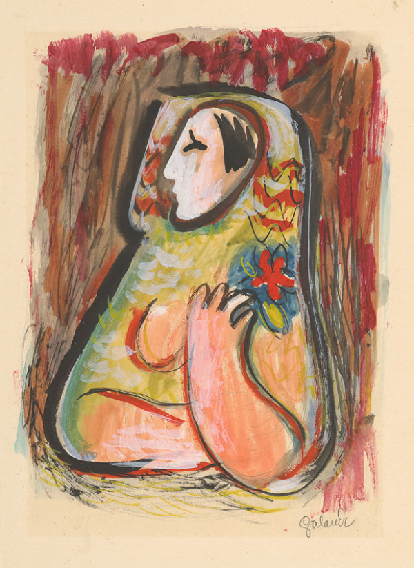 Mikuláš Galanda – Dievča s kvetom 