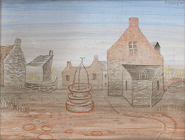 Jan Zrzavý – Námestie so studňou 