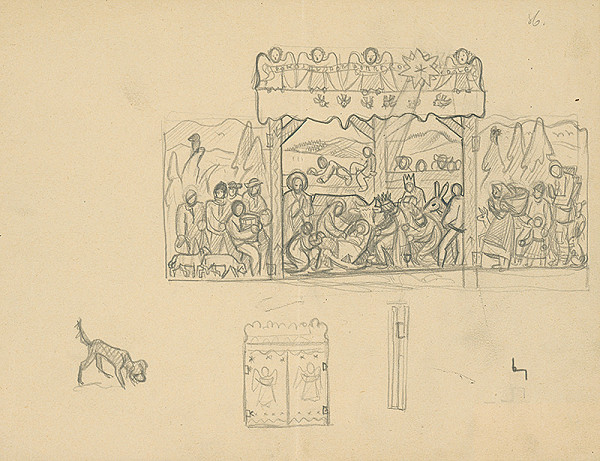 Karol Ondreička – Štúdia k betlehemu 