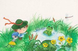 Oľga Bajusová – Ilustrácia ku knihe Mechúrik Koščúrik 