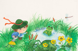 Oľga Bajusová – Ilustrácia ku knihe Mechúrik Koščúrik 