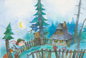 Oľga Bajusová – Ilustrácia ku knihe Mechúrik Koščúrik 