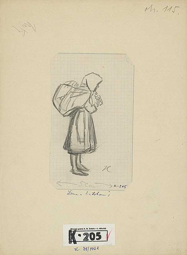 Jan Hála – Žena s batohom 