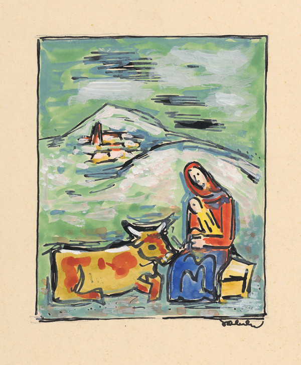 Mikuláš Galanda – Žena s dieťaťom 