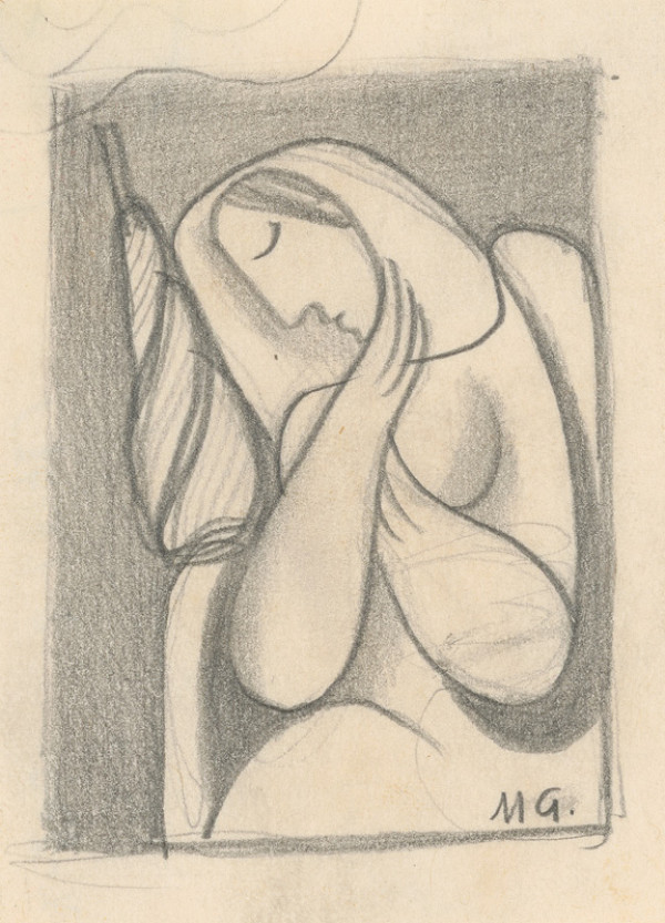 Mikuláš Galanda – Žena s kúdeľou 