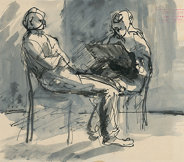 Ernest Špitz – Čítajúci 