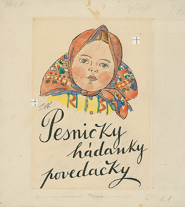 Jan Hála – Pesničky, hádanky, povedačky (titulná strana) 