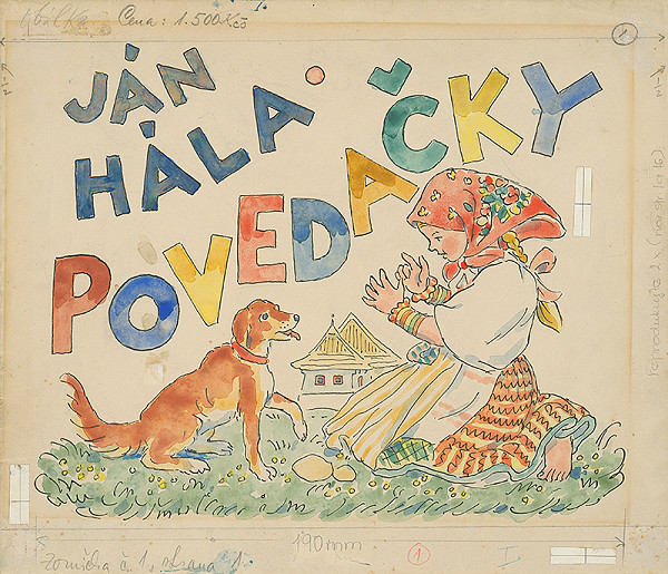 Jan Hála – Povedačky (titulný list) 