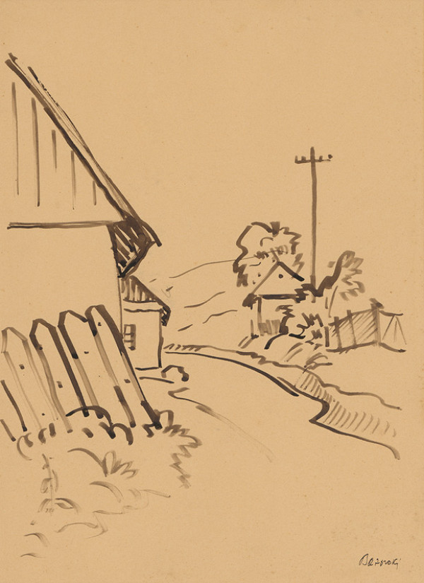 Miloš Alexander Bazovský – Cesta dedinou 