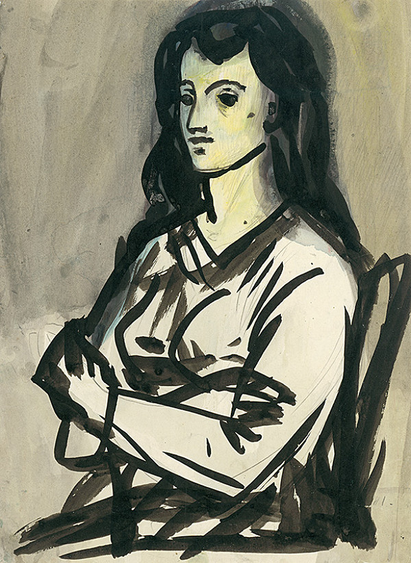 Ján Mudroch – Zamyslená I. 