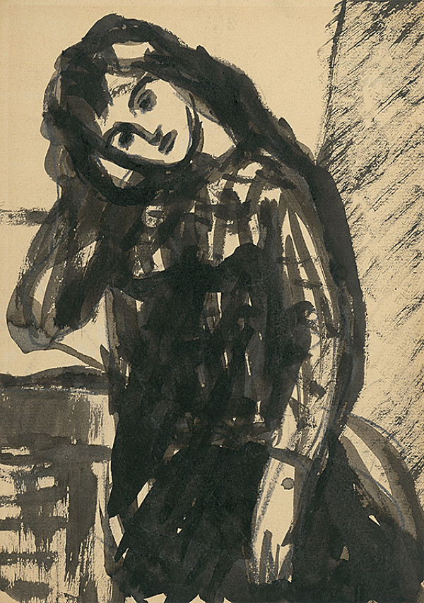 Ján Mudroch – Zamyslená II. 