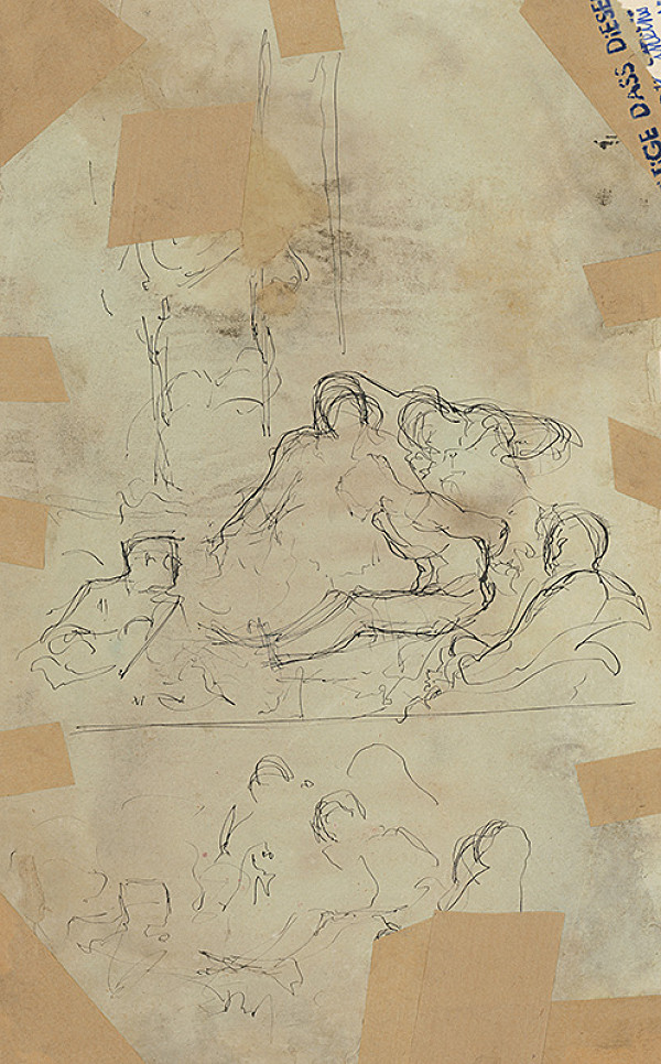 Ladislav Mednyánszky – Štúdia mužských hláv 