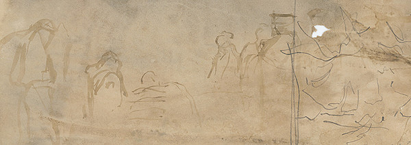 Ladislav Mednyánszky – Štúdia smútiacich postáv 