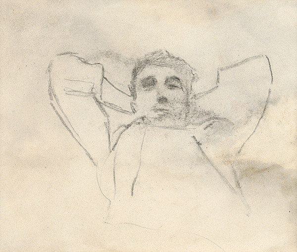 Ladislav Mednyánszky – Štúdia ležiaceho 