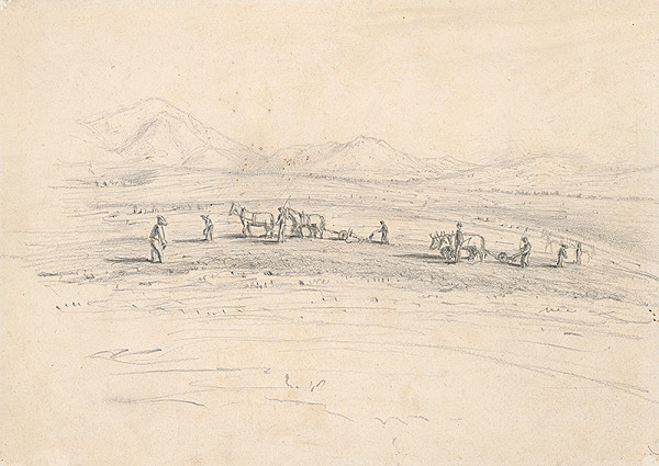 Ladislav Mednyánszky – Jarné práce 