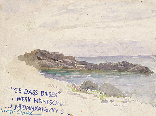 Ladislav Mednyánszky – Štúdia morského pobrežia 