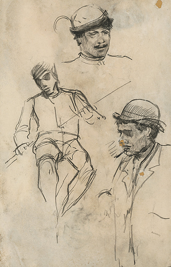 Ladislav Mednyánszky – Štúdia troch postáv 