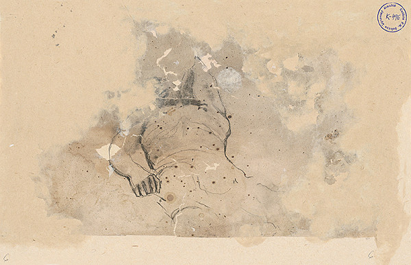 Ladislav Mednyánszky – Štúdia odpočívajúceho 