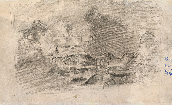 Ladislav Mednyánszky – Štúdia troch postáv 