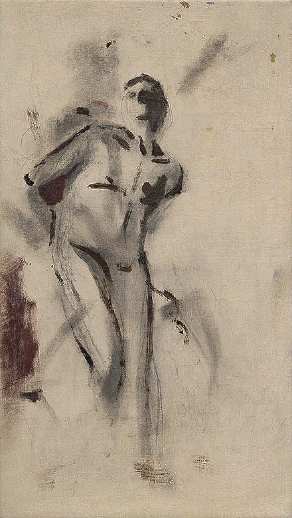 Ladislav Mednyánszky – Štúdia mužského aktu 