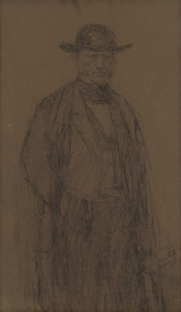 Max Švabinský – Portrét Františka Palackého 