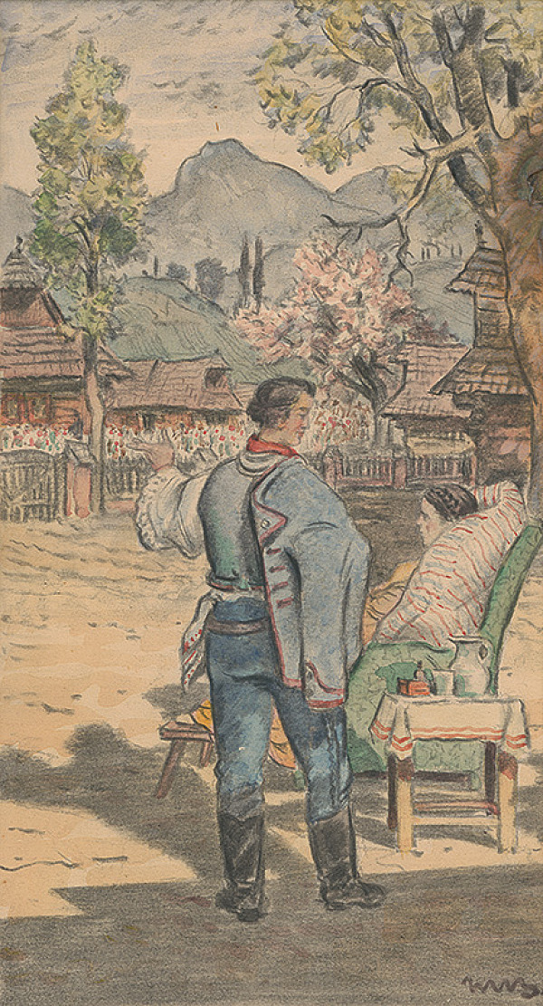 Martin Benka – Šuhaj s dievčaťom 