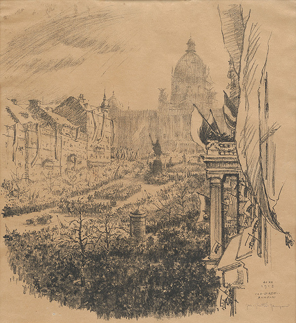 Jaromír Stretti-Zamponi – Praha 28. októbra 1918 