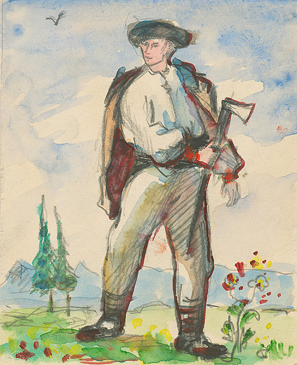 Ernest Špitz – Chlapec v kroji 