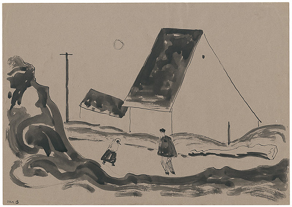 Miloš Alexander Bazovský – Na dedine 