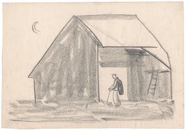 Miloš Alexander Bazovský – Štúdia postavy a humna 