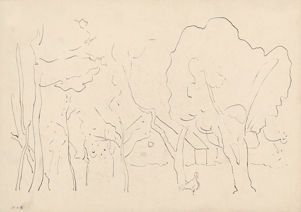 Miloš Alexander Bazovský – Štúdia stromov 