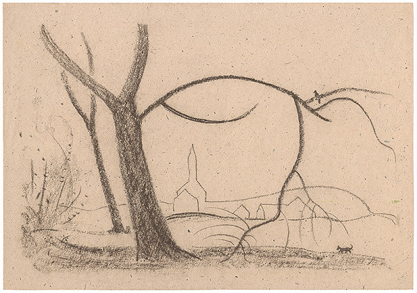 Miloš Alexander Bazovský – Vŕby za dedinou 