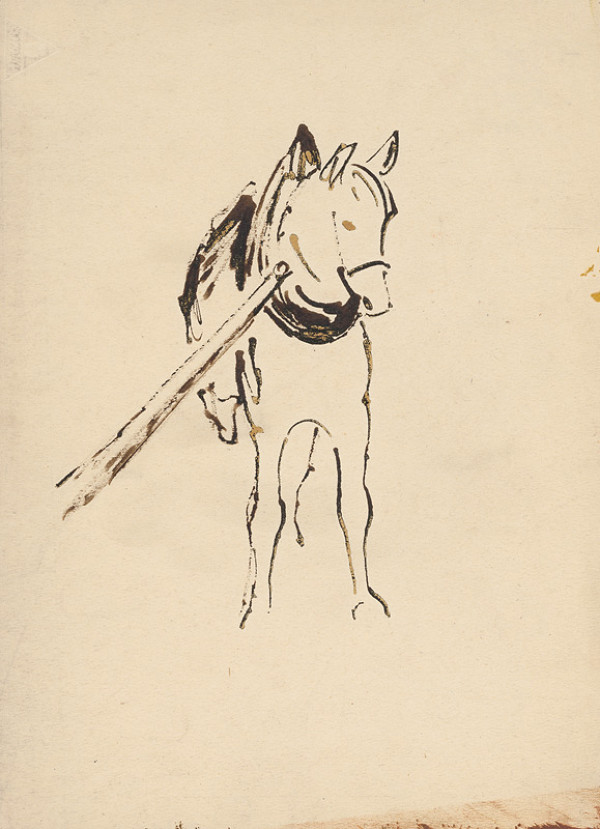 Miloš Alexander Bazovský – Štúdia koňa 