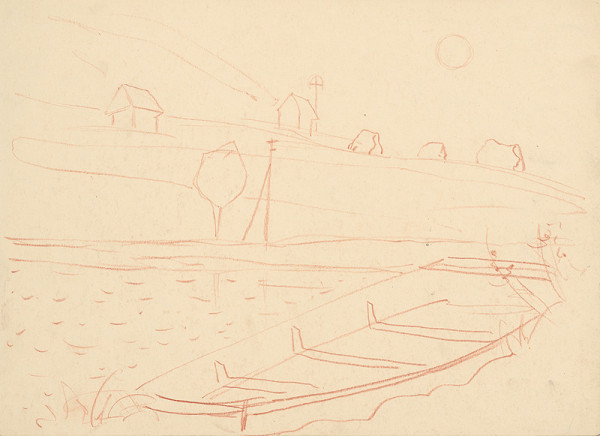 Miloš Alexander Bazovský – Loďka na brehu 